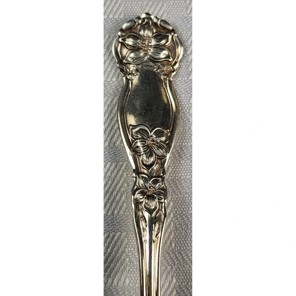1910 Wm Rogers Silverplate Fork Ornate VICTORIAN